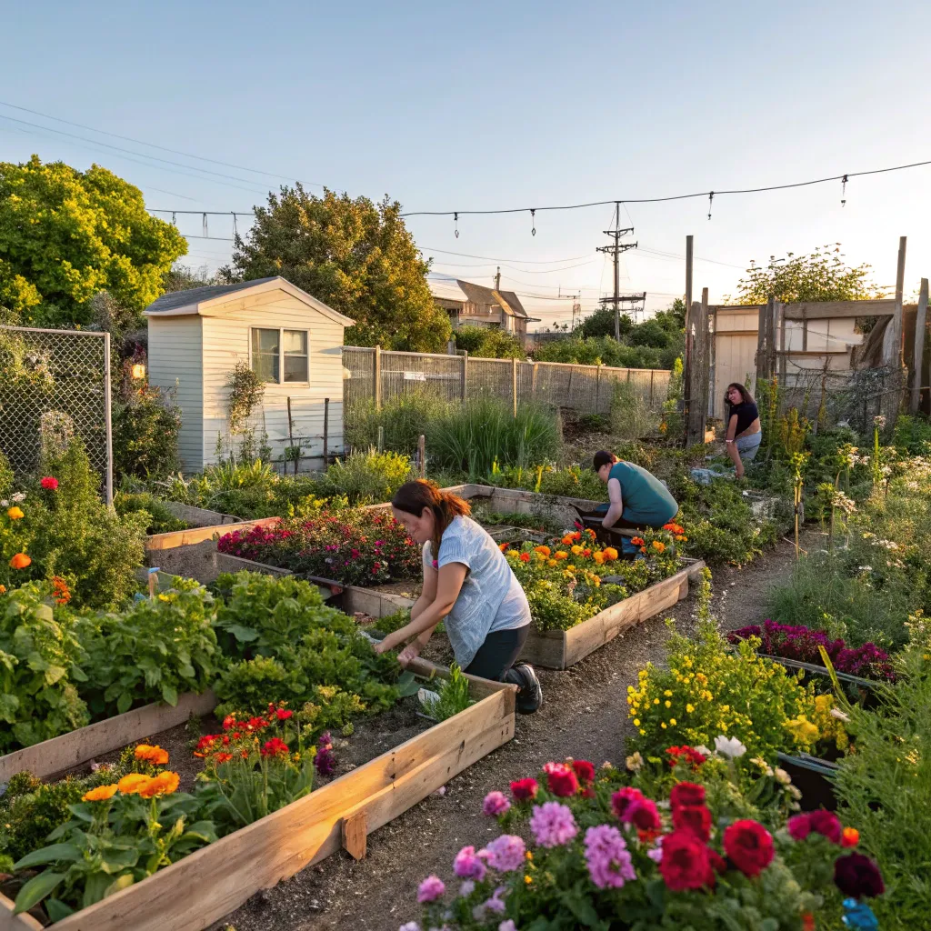 Sophia's community garden project